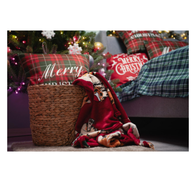 Ardesto Плед Ardesto Christmas Flannel 160х200см, 100% поліестер, різдвяні коргі (ART0119PB)