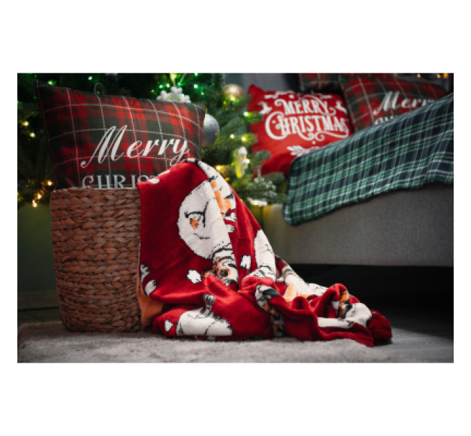 Ardesto Плед Ardesto Christmas Flannel 160х200см, 100% поліестер, різдвяні коргі (ART0119PB)