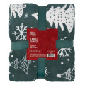 Ardesto Плед Ardesto Christmas Flannel 160х200см, 100% поліестер, ялинки (ART0128PB)