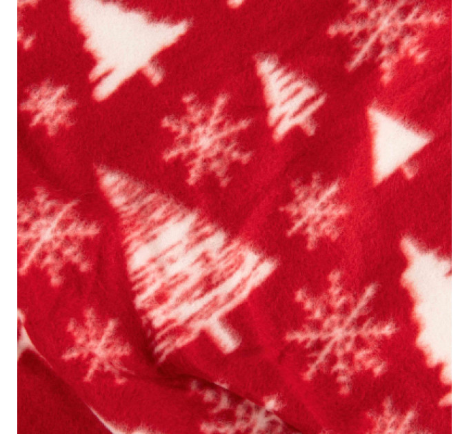 Ardesto Плед Ardesto Christmas Fleece 130x160см, 100% поліестер, засніжені ялинки (ART0715PB)