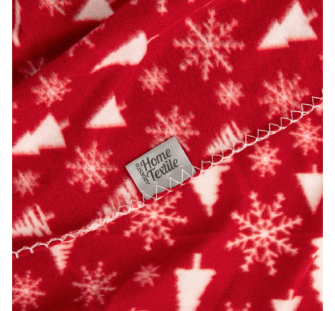 Ardesto Плед Ardesto Christmas Fleece 130x160см, 100% поліестер, засніжені ялинки (ART0715PB)