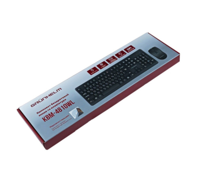 Grunhelm Комплект Grunhelm KBM-4810WL Wireless UA Black (126877)