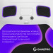GamePro Геймпад GamePro із зарядною станцією 2.4G/BT 5.1/USB (Switch/PC/PS/iOS/Android) RGB White (GPS20W)