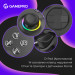GamePro Геймпад GamePro із зарядною станцією BT 5.3/USB/2.4 ГГц (Switch/PC/iOS/Android) RGB Black (GPX13BDOC)