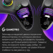 GamePro Геймпад GamePro із зарядною станцією BT 5.3/USB/2.4 ГГц (Switch/PC/iOS/Android) RGB Black (GPX13BDOC)