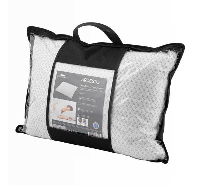 Ardesto Подушка Ardesto Sleepwell, 40х60см, прямокутна, піна меморі, білий (ART4060SHP)