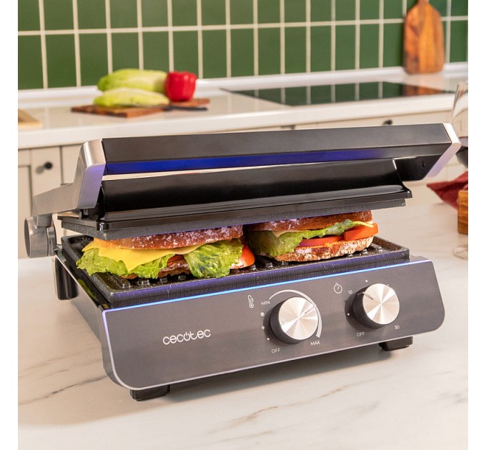 Гриль електричний CECOTEC Rock'nGrill Blaze Neon