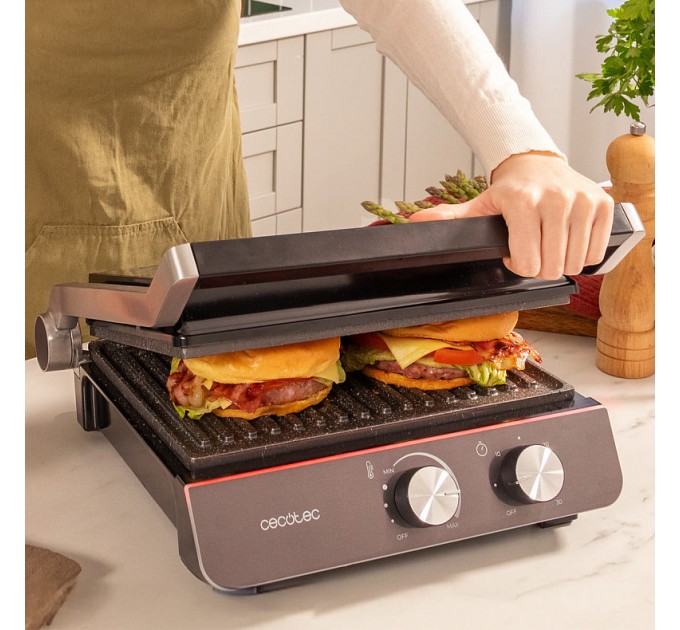 Гриль електричний CECOTEC Rock'nGrill Blaze Neon