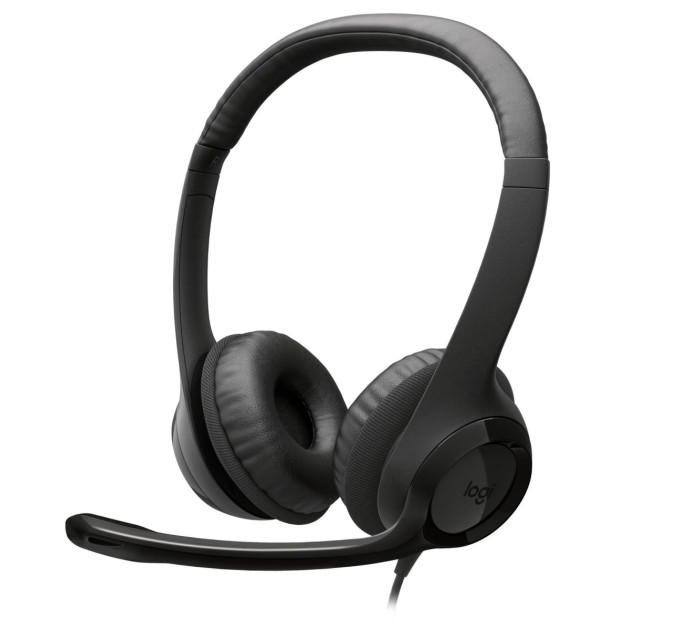 Logitech Гарнітура Logitech H390 USB-C Midnight Black (981-001576)