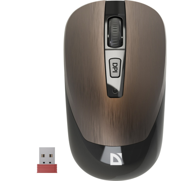 Defender Мишка Defender Wave MM-995 Silent Wireless Bronze (52992)