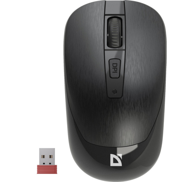 Defender Мишка Defender Wave MM-995 Silent Wireless Black (52995)