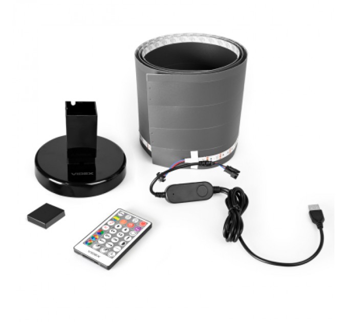 Лампочка Videx LED підлогова TF20 RGB 10W Black (VL-TF20B-RGB)