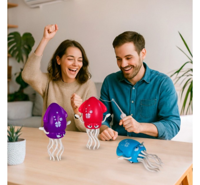 Інтерактивна іграшка Tiki Wiki Кальмаріні денсеріні (світло, українською, бірюзовий) (158-21-UA-T)