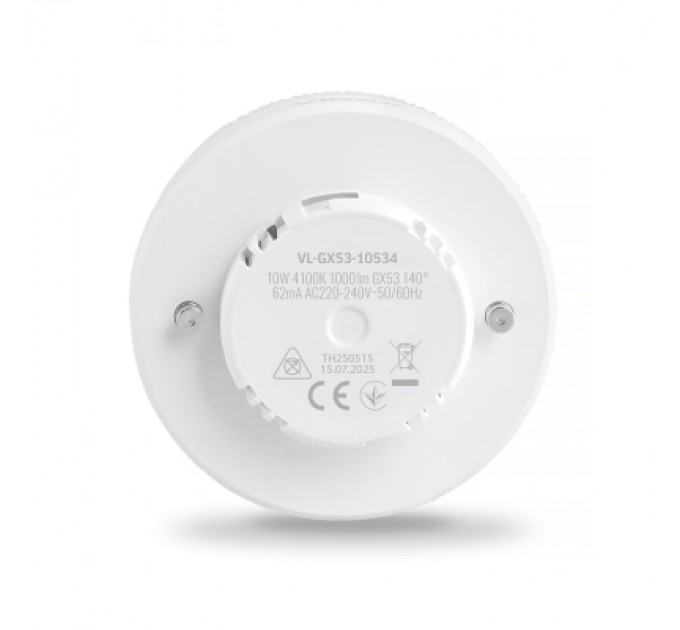 Лампочка Videx LED GX53 10W 4100K 220V (VL-GX53-10534)