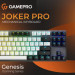 GamePro Клавіатура GamePro Genesis Joker Pro MK124G Pro Outemu Red Switch Wireless/Bluetooth/USB UA Gray (MK124G Pro)