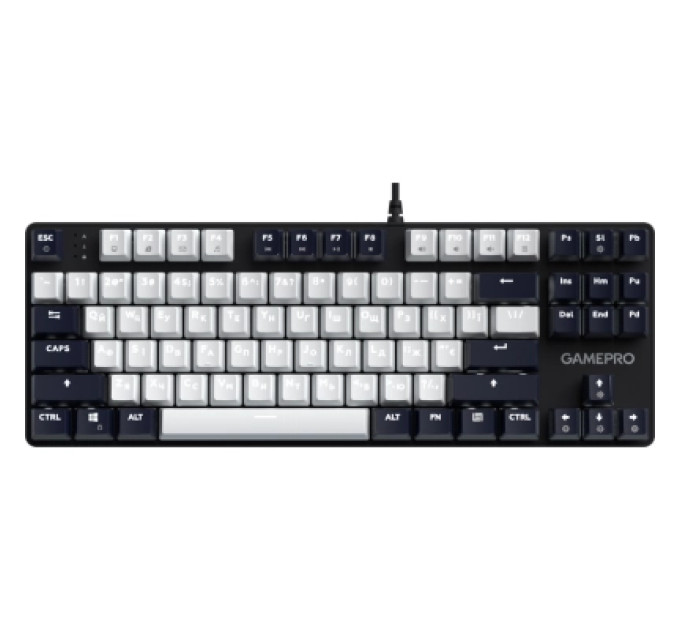 GamePro Клавіатура GamePro Genesis Metallic MK110B Outemu Red Switch USB UA Black (MK110B)