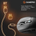 GamePro Мишка GamePro Genesis Airmaster Wireless/Bluetooth/USB Black (GM167B)