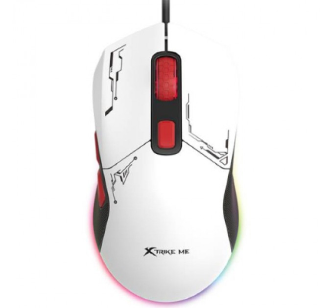 Xtrike ME Мишка Xtrike ME GM-316W USB RGB White (GM-316W)