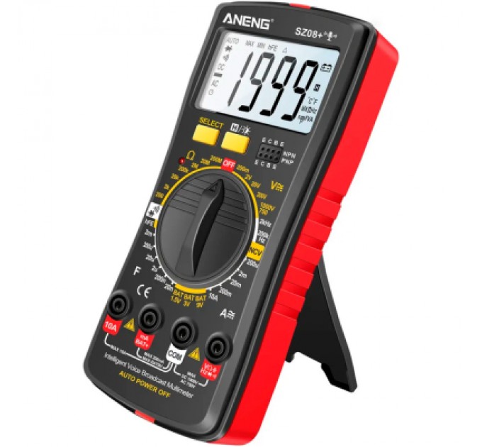 Цифровий мультиметр ANENG AN-SZ08+, V, A, R, C, T, F, функція hFE (AN-SZ08+)
