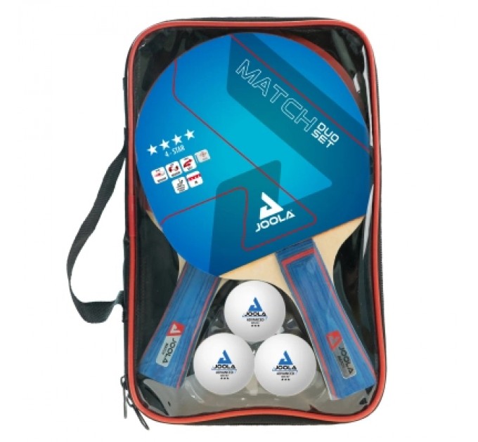 Комплект для настільного тенісу Joola Duo 2 Bats 3 Balls (54820) (930794)