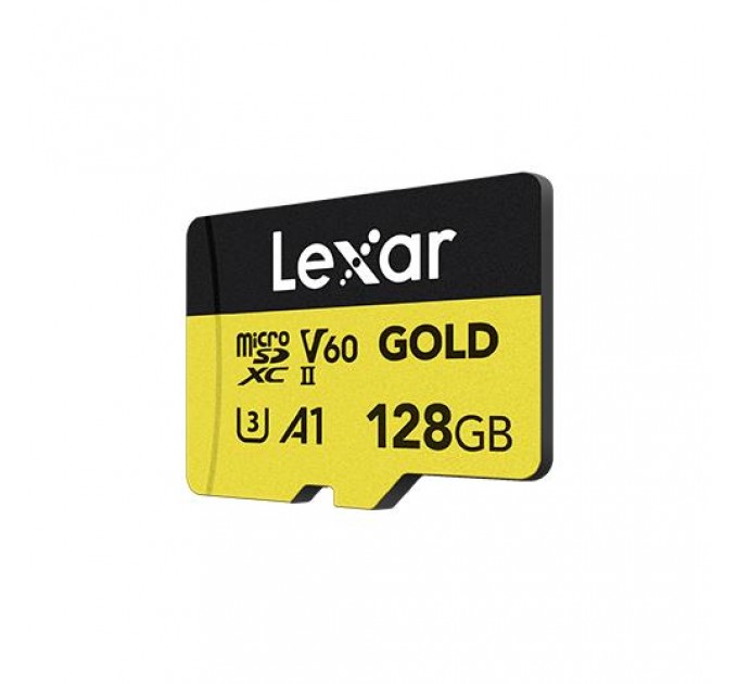 Карта пам’яті MICRO SDXC 128GB UHS-II GOLD LMSGOLD128G-BNNNG LEXAR
