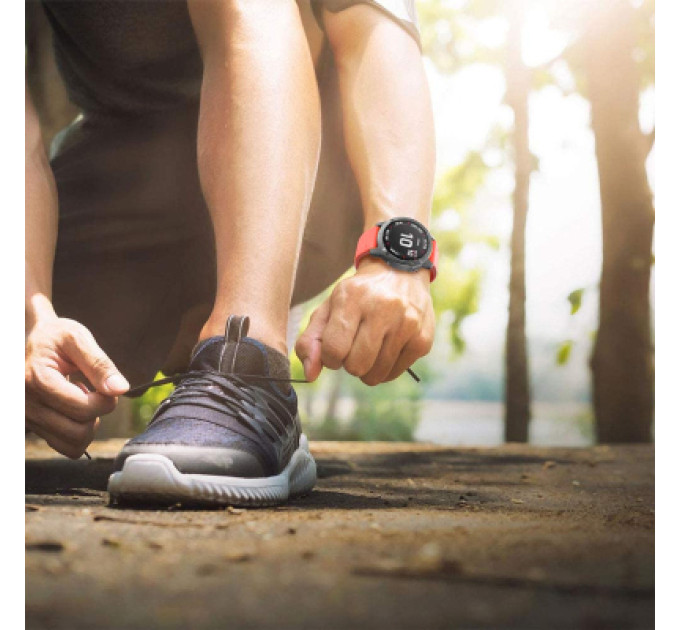 Armorstandart Ремінець до смарт-годинника Armorstandart Silicone для Garmin 26mm Coral Red (ARM87729)
