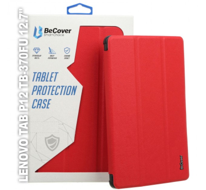 BeCover Чохол до планшета BeCover Smart Case Lenovo Tab P12 TB-370FU 12.7" Red (710060)