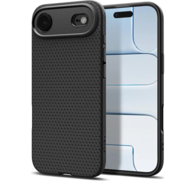 Spigen Чохол до мобільного телефона Spigen Liquid Air iPhone 17 Air Matte Black (ACS10302)