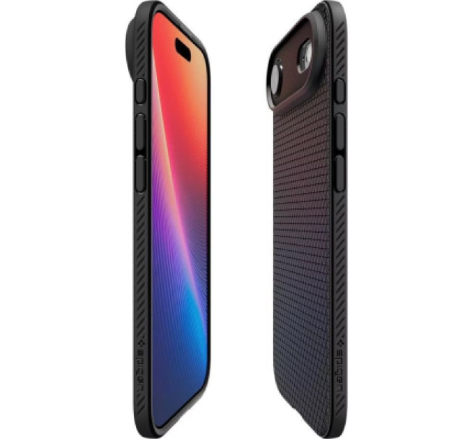 Spigen Чохол до мобільного телефона Spigen Liquid Air iPhone 17 Air Matte Black (ACS10302)