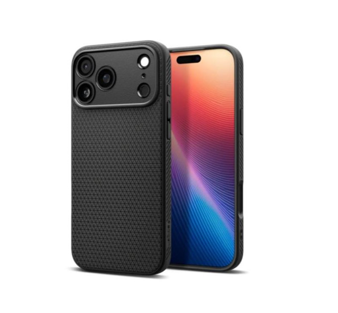 Spigen Чохол до мобільного телефона Spigen Liquid Air iPhone 17 Pro Matte Black (ACS10331)