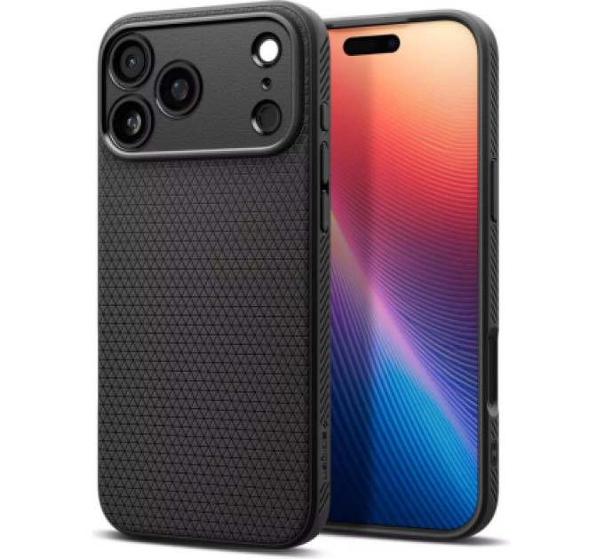 Spigen Чохол до мобільного телефона Spigen Liquid Air iPhone 17 Pro Matte Black (ACS10331)