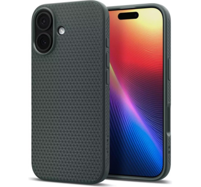 Spigen Чохол до мобільного телефона Spigen Liquid Air iPhone 17 Abyss Green (ACS10371)