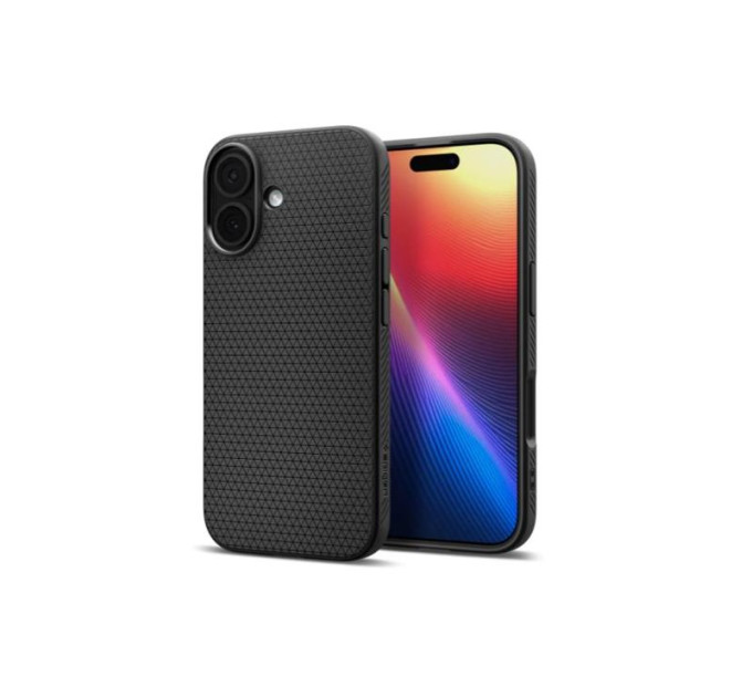 Spigen Чохол до мобільного телефона Spigen Liquid Air iPhone 17 Matte Black (ACS10369)