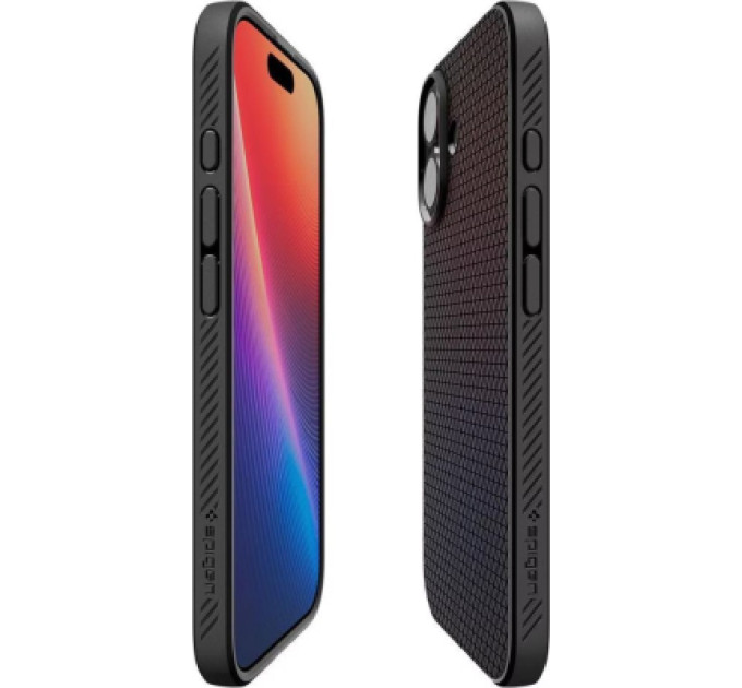 Spigen Чохол до мобільного телефона Spigen Liquid Air iPhone 17 Matte Black (ACS10369)