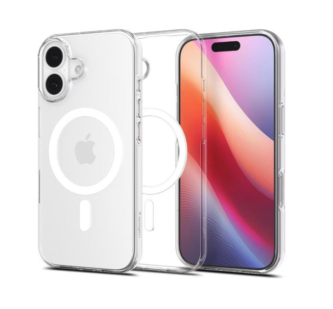 Spigen Чохол до мобільного телефона Spigen Liquid Crystal MagFit iPhone 17 Clear White (ACS10397)