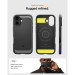 Spigen Чохол до мобільного телефона Spigen Rugged Armor MagFit iPhone 17 Matte Black (ACS10367)