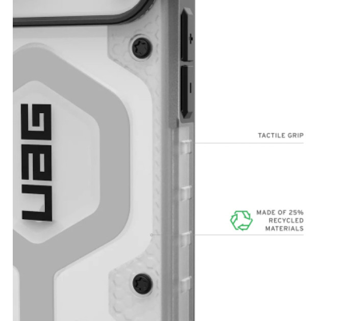 UAG Чохол до мобільного телефона UAG Pathfinder Clear MagSafe iPhone 17 Pro Max Ice/Silver (114552114333)