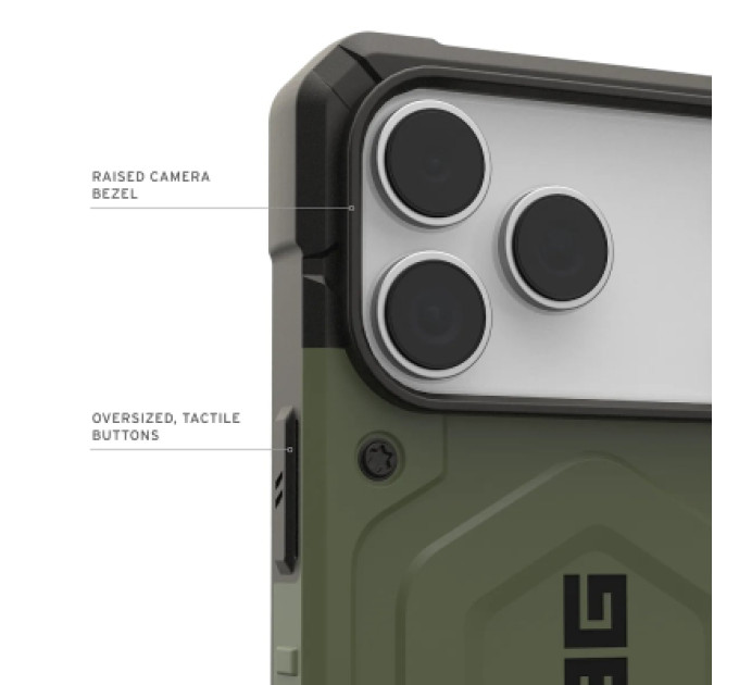 UAG Чохол до мобільного телефона UAG Pathfinder MagSafe iPhone 17 Pro Max Olive (114549117272)