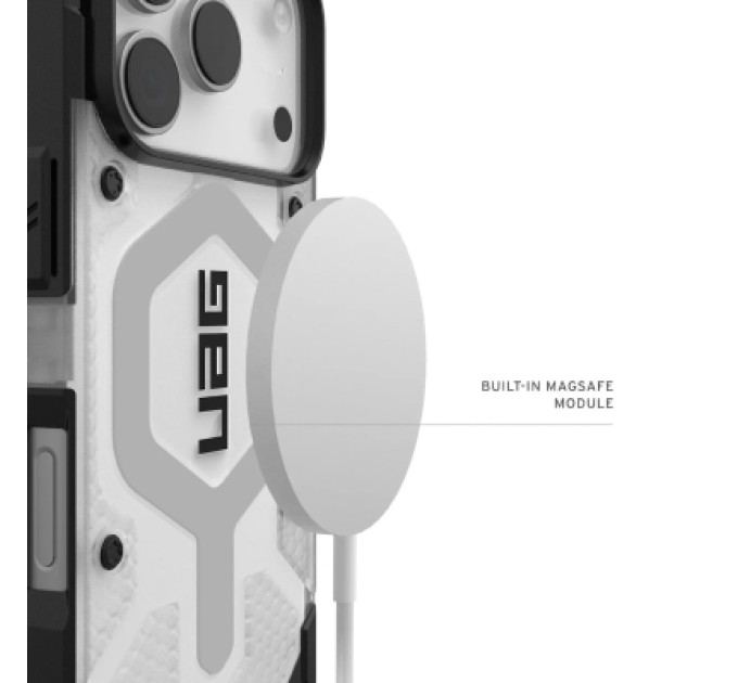 UAG Чохол до мобільного телефона UAG Pathfinder Clear MagSafe iPhone 17 Pro Ice/Silver (114551114333)