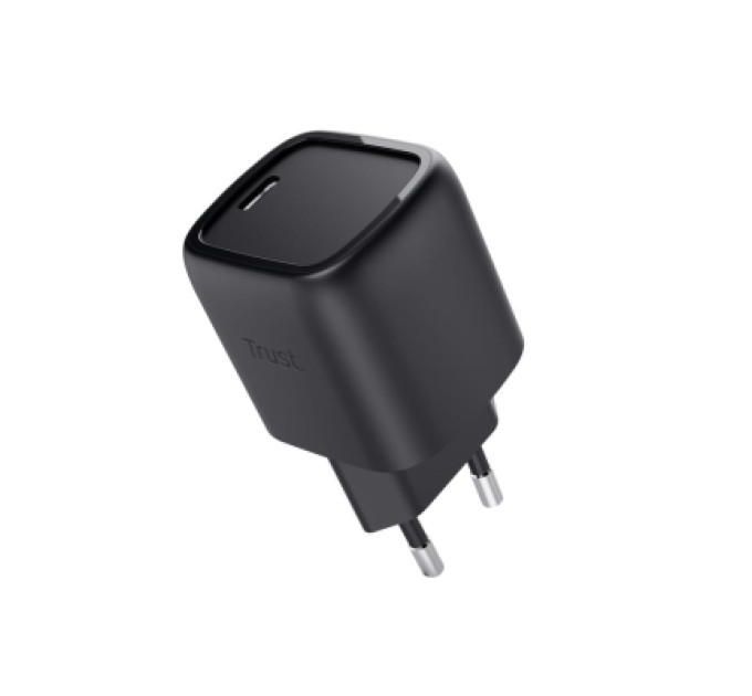Trust Зарядний пристрій Trust USB-C PD30W GaN black (25519_TRUST)