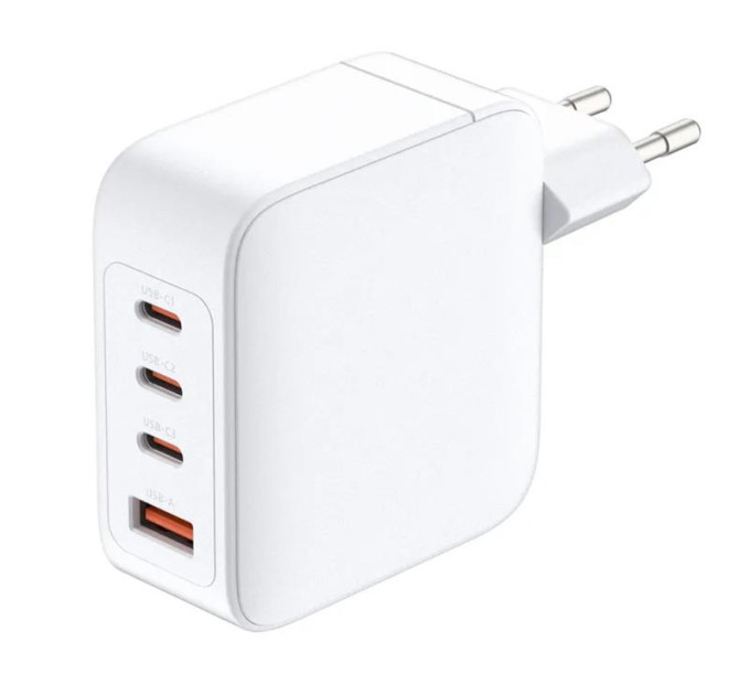 D-Link Зарядний пристрій D-Link 3xUSB-C + 1xUSB PD140W GaN white (DCF-141)