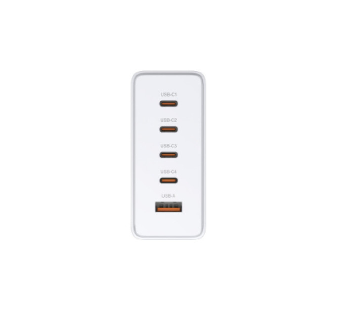 D-Link Зарядний пристрій D-Link 4xUSB-C + 1xUSB PD240W GaN white (DCF-241)