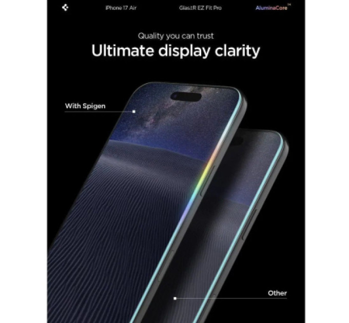 Spigen Скло захисне Spigen Glas.tR EZ Fit Pro HD iPhone 17 Air (AGL09870)