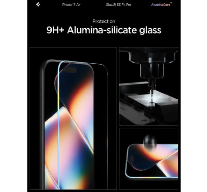 Spigen Скло захисне Spigen Glas.tR EZ Fit Pro HD iPhone 17 Air (AGL09870)