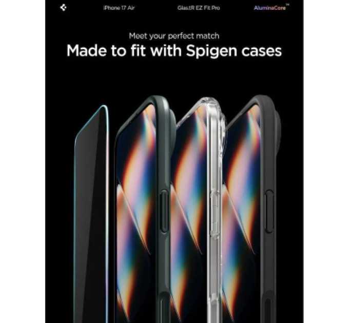 Spigen Скло захисне Spigen Glas.tR EZ Fit Pro HD iPhone 17 Air (AGL09870)