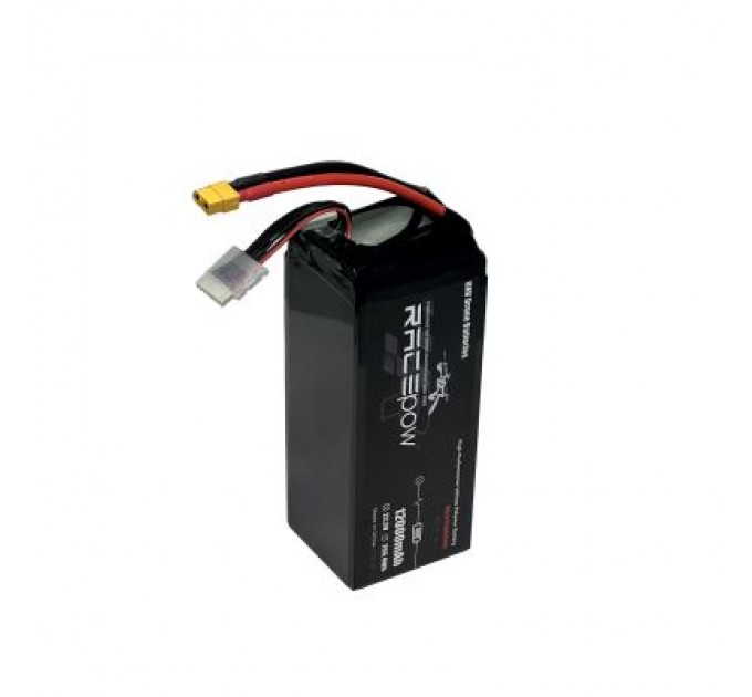 Акумулятор для дрона RacePow Lipo 6s 12000mAh 60C XT60 (12000mAh-6s-60C)
