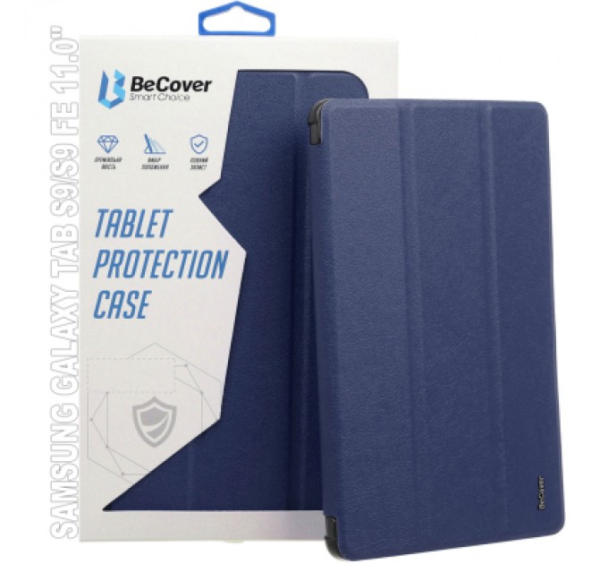 BeCover Чохол до планшета BeCover Smart Case Samsung Tab S9 (SM-X710/SM-X716)/S9 FE (SM-X510/SM-X516B) 11.0" Deep Blue (709891)