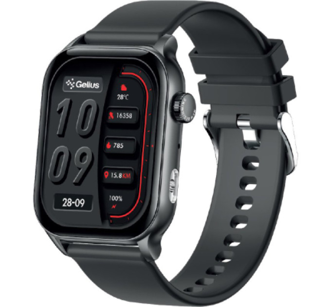 Gelius Смарт-годинник Gelius GP-SW015 Amazwatch Light Black (2099901012722)