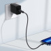Baseus Перехідник USB 3.1 M to USB-C F black Baseus (ZJJQ000101)