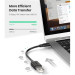 Ugreen Перехідник OTG USB 3.0 AF to USB-C US154 black Ugreen (30701)